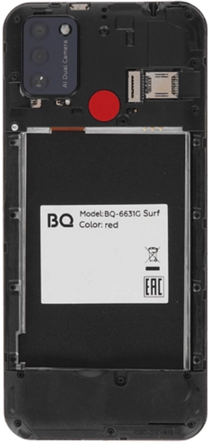 Смартфон BQ Surf 2/16Гб Red (BQ-6631G), фото 3